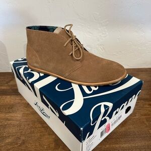 Lucky Brand Tan Suede Ankle Boots